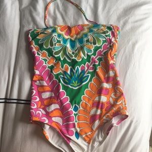 Trina Turk Bandeau One Piece Size 10